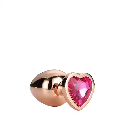 GLEAMING LOVE ROSE GOLD PLUG SMALL