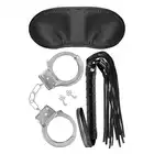 Fetish Tentation - Submission Kit. Zestaw kajdanki, pejcz i maska na oczy. Wzmocnione doznania i wyczulone zmysły. 