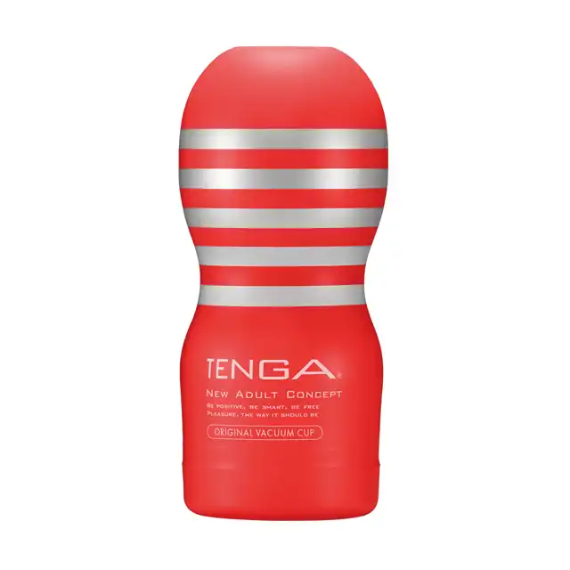 Tenga - Original Vacuum Cup Medium. Nowoczesny masturbator renomowanej marki. Realistyczny otwór. 