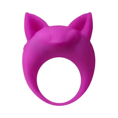 Lola - Mimi Animals Collection Lemur Remi Purple. Słodki wibrujący, elastyczny ring na penisa! Wysoka jakość, uroczy design. 