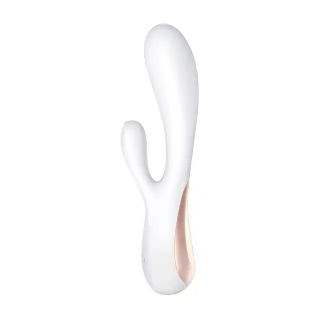 Satisfyer - Mono Flex Vibrator White. Nowoczesny wibrator króliczek sterowany aplikacją. 2 silniki. Punkt-G. USB