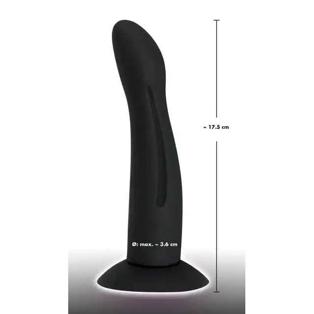 Black Velvets - Butt Plug. Długi plug analny 17,5 cm długości, około 3 cm szerokości. 