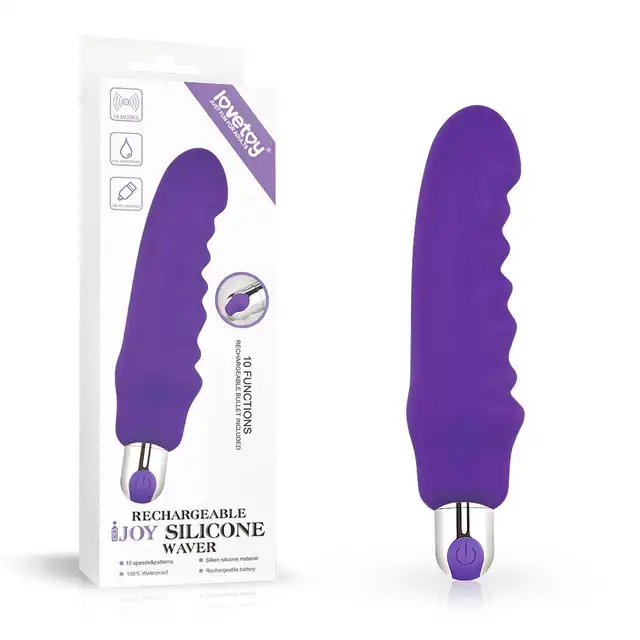 LoveToy - IJoy Silicone Waver. Super słodki i silny wibrator - niezbędnik każdej kobiety! 16,5 cm stymulującej przyjemności. 