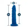 The Realm - Draken Lock On Dildo Blue. Smocze dildo idealne do rękojeści w kształcie miecza. 