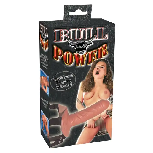 You2Toys - Bull Power Strap On. 15 cm długości. Damski regulowany, wygodny strap on z realistycznym dildo. 