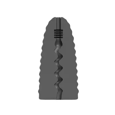 All Black - Loop Masturbator. Ultra elastyczny, miękki i przyjemny w dotyku męski masturbator. 