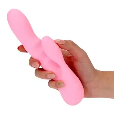 Femme Toys - Endless Moment. Aksamitnie gładki, cichy i silny wibrator z króliczkiem o perfekcyjnym profilu by stymulować punkt G. 