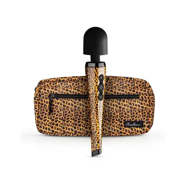 Panthra - Shaka Wand Vibrator. Panterkowa magiczna różdżka. Nowa luksusowa kolekcja! Designerska torebka w zestawie!