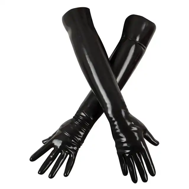 Late X - gloves S - seksowne rękawiczki wykonane z naturalnego lateksu!