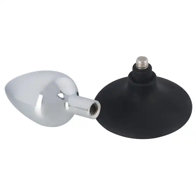 You2Toys - Metal Plug M. Średniej wielkości metalowy plug analny z silikonową podstawą. Bezpieczny, wygodny, wysokiej jakości.