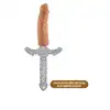 The Realm - Realistick 8 inch Lock On Dildo. Super realistyczne dildo, idealne do rękojeści w kształcie miecza. 