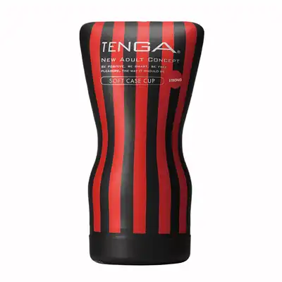 Tenga - Soft Case Cup Strong. Ultra wygodny progresywny masturbator. Nowoczesna technologia, super design i delikatny futerał. 