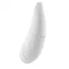 Satisfyer - Curvy 1+ White. Finezyjne wibracje w rytm ulubionej playlisty, przyjemna stymulacja Air-Pulse.