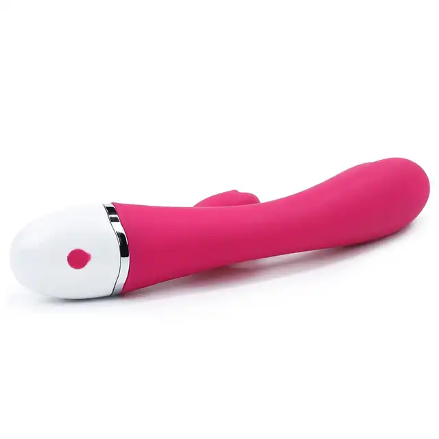 LoveToy - Rabbit Vibrator. Super gładki wibrator z króliczkiem, wodoodporny, 2 silniczki i 7 trybów wibracji! 20,5 cm długości. 