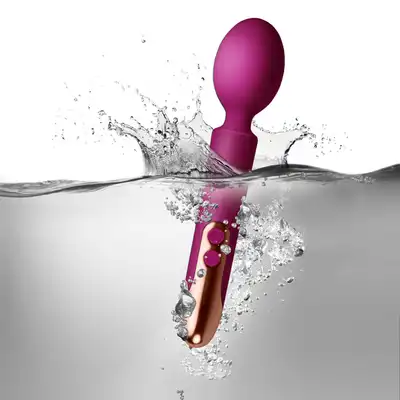 Rocks-Off - Oriel Rechargeabre Magic Wand Fuchsia. Mocna, wodoodporna magiczna różdżka do masażu całego ciała. 