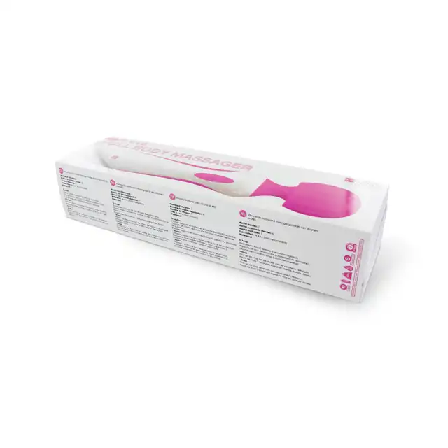 LoversPremium - XL Full Body Massager Pink. Duża magiczna różdżka do masażu ciała. Ultra wygodna w uchwycie i łatwa w obsłudze. 