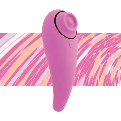FeelzToys - FemmeGasm Tapping &amp; Tickling Vibrator Pink. Stymulujący wibrator z funkcją tap&amp;tickle. Mega Sale!