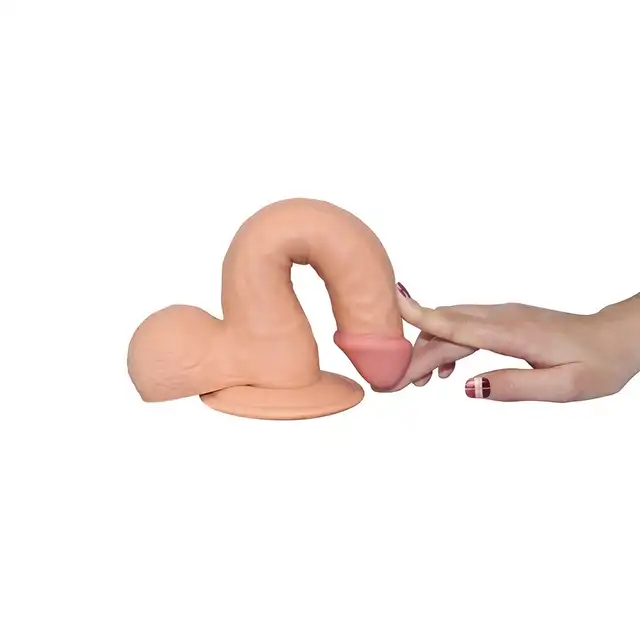 LoveToy - The Ultra Soft Dude 8,8". Świetne realistyczne dildo z mocną przyssawką!