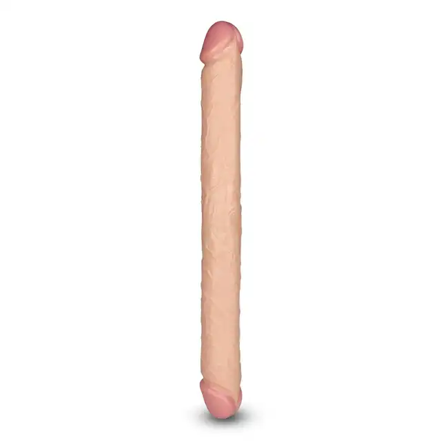 LoveToy - Slim Ultra Double Dildo. 45 cm podwójne dildo, wspólna lub podwójna penetracja! Wysokiej jakości silikon. 