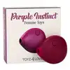 Femme Toys - Purple Instinct. Fioletowy stymulator ssący łechtaczkę. Kompaktowy, przyjemny w dotyku, cichy i dyskretny. 