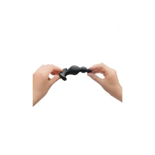 Dorcel - Training Beads size S. Wtyczka analna o stymulującej powierzchni. 10 cm długości, stopniowana szerokość. 