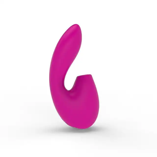 Femme Toys - Magnificent. Wyjątkowy różowy wibrator ze stymulacją ssącą łechtaczki. 