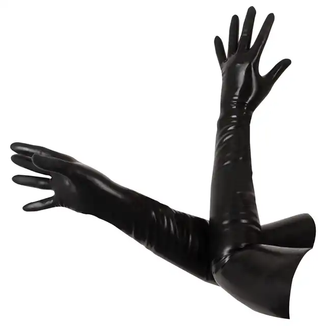 Late X - gloves S - seksowne rękawiczki wykonane z naturalnego lateksu!