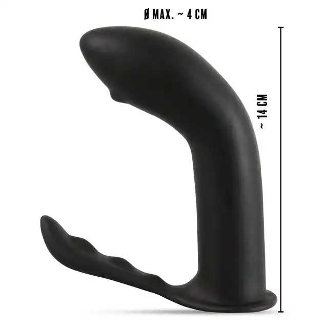 Rebel - Silicone Prostate Plug. Elastyczny masażer prostaty, idealny dla początkujących i poszukiwaczy dodatkowych wrażeń! 