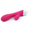 LoveToy - Rabbit Vibrator. Super gładki wibrator z króliczkiem, wodoodporny, 2 silniczki i 7 trybów wibracji! 20,5 cm długości. 
