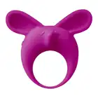 Lola - Mimi Animals Collection Fennec Phil Purple. Słodki wibrujący, elastyczny ring na penisa! Wysoka jakość, uroczy design. 