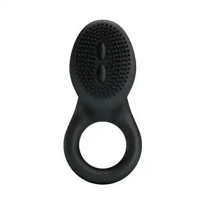 Pretty Love - Cobra.  100% Silikonowy ring erekcji ze szczoteczkę do łechtaczki. Mocne wibracje. Bestseller!