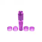 ToyJoy - Pocket Rocket Purple. Biały mini wibrator z 4 wymiennymi końcówkami stymulującymi!