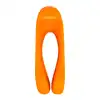 Satisfyer - Candy Cane Finger Vibrator Orange. Kompaktowy multi wibrator - nieskończone możliwości w niedużym, dyskretnym wibratorze. 