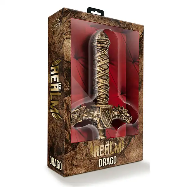 The Realm - Drago Lock On Dragon Sword. Średniowieczna rękojeść na dildo. Hit!