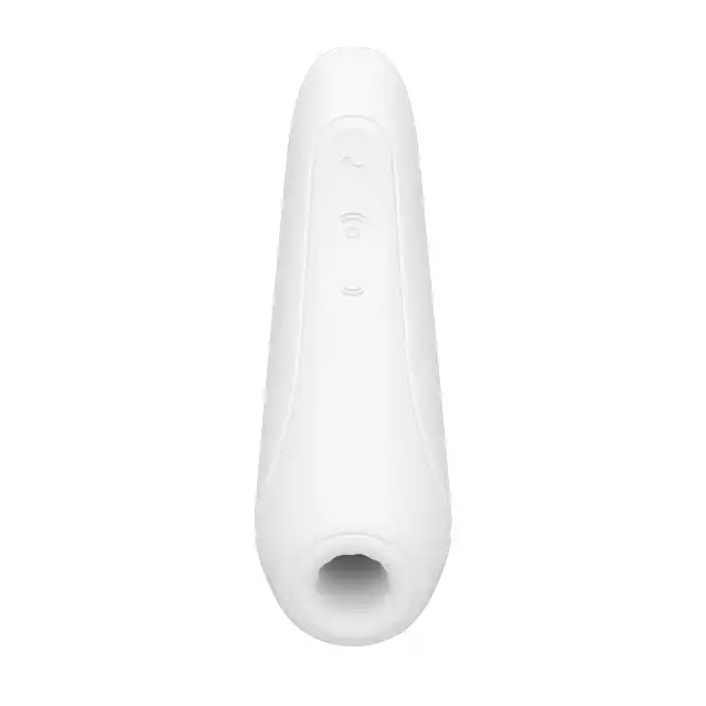 Satisfyer - Curvy 1+ White. Finezyjne wibracje w rytm ulubionej playlisty, przyjemna stymulacja Air-Pulse.