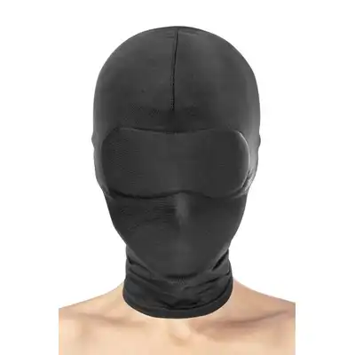 Fetish Tentation - Closed Hood. Maska kaptur na twarz. Oddychający materiał, miękki w dotyku. 