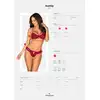 Obsessive - Ivetta komplet czerwony S/M