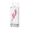Pretty Love - Hyman Pink. Różowy wibrator króliczek. Prążkowany silikonowy wibrator ze stymulatorem łechtaczki. Bestseller!