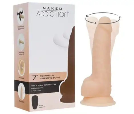 Naked Addictions - Luksusowe wibratory z opcją rotacji oraz ruchu posuwistego.