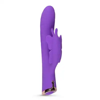 Royals - The Princess Butterfly Vibrator - Wibrator Księżniczki ze Stymulatorem w Kształcie Motyla. Iście Królewska seria!