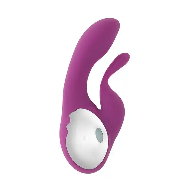 Naghi - no.4 Rechargeable Duo Vibe. Podwójny wibrator z wysokiej jakości silikonu. USB