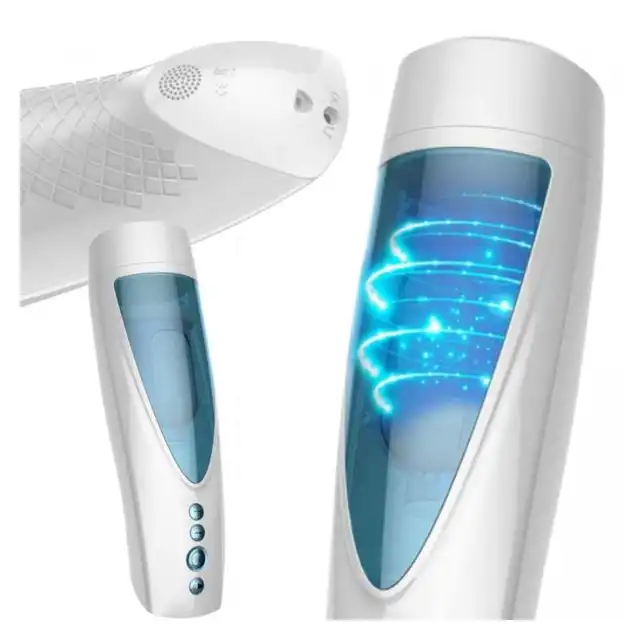 Bseries - Masturbator-Vibrating, Rotating and Flashing Masturbation USB 10+10 Function / Talk Mode