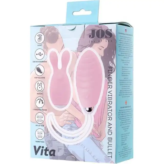 Joy Of Sex - Vita USB. Zestaw 2 zabawek. Silne wibracje. Stymulacja łechtaczkowa i waginalna 
