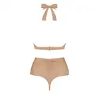 Obsessive - Hamptonella. Seksowny strój kąpielowy podkreślający talię oraz dekolt. Rozmiar M. Mega sale!