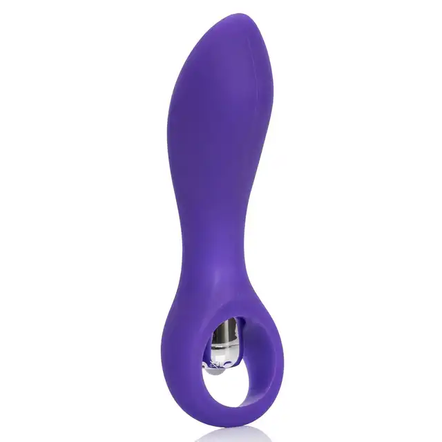 Calexotics - Vibrating Booty Probe - fioletowy, wibrujący plug analny. Fantastyczne doznania!