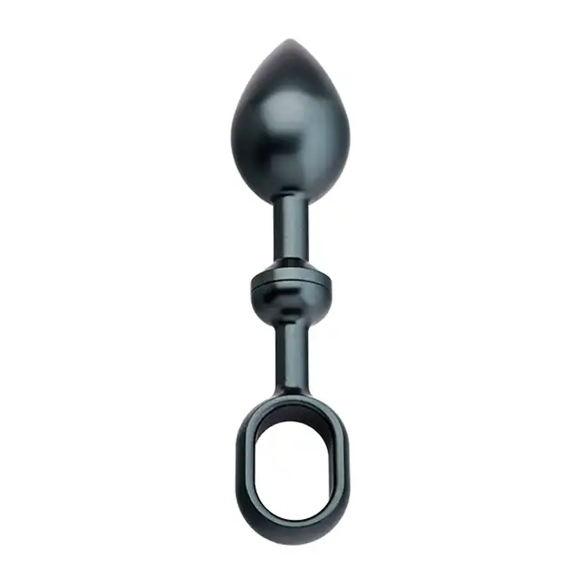Andaro - Alu-Push Plug Large Anthracite. Antracytowa analna wtyczka z aluminium