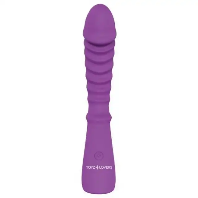  Elys - Vibratore Roundish Wave Purple - Wibrator cichy, mocny, ładowany na USB, 9 programów wibracji