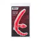 Toyfa - Strapless Strap-On Red. Niezwkły silikonowy strap-on z wibratorem. 