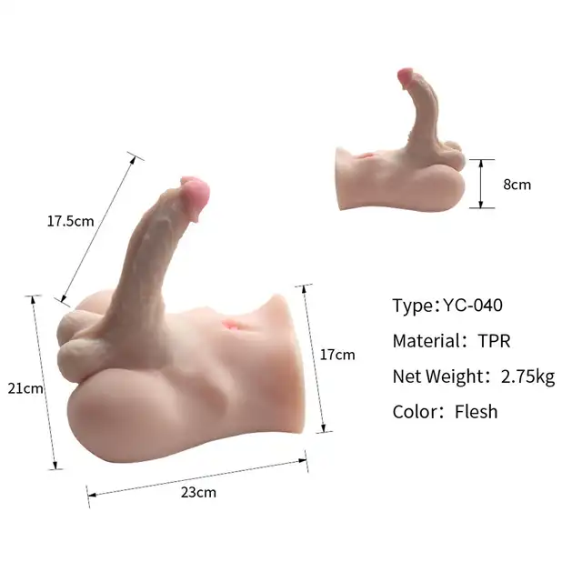 Sex Therapy - Male Ass With Penis. Męskie pośladki i penis z cyberskóry 