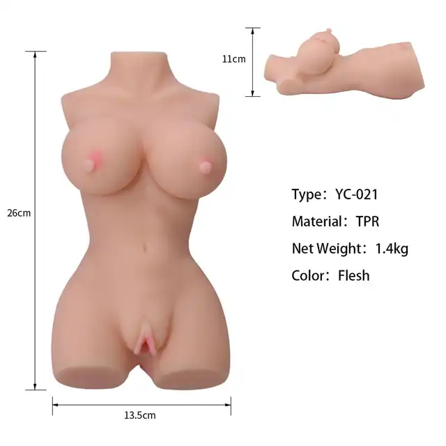  Sex Therapy - Masturbator Tiny Body Double Hole. Realistyczny odlew z cyberskóry, dwa otwory 